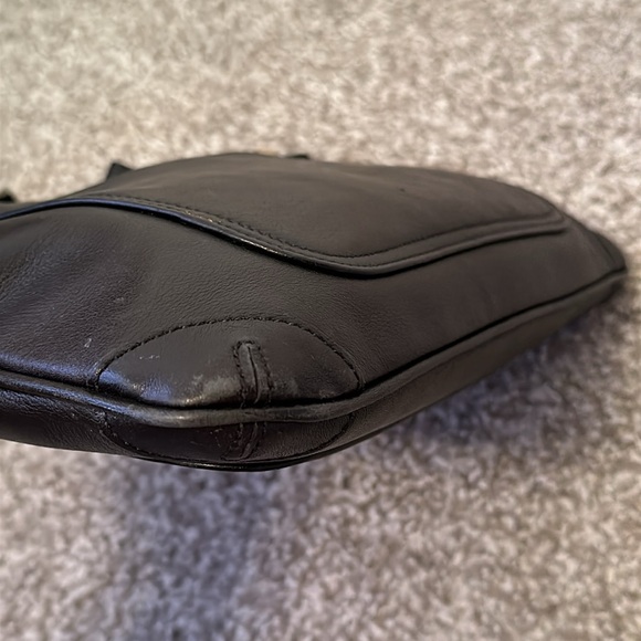 Vintage Coach Penelope Black Leather Shoulder Bag Purse AS IS - Picture 9 of 16